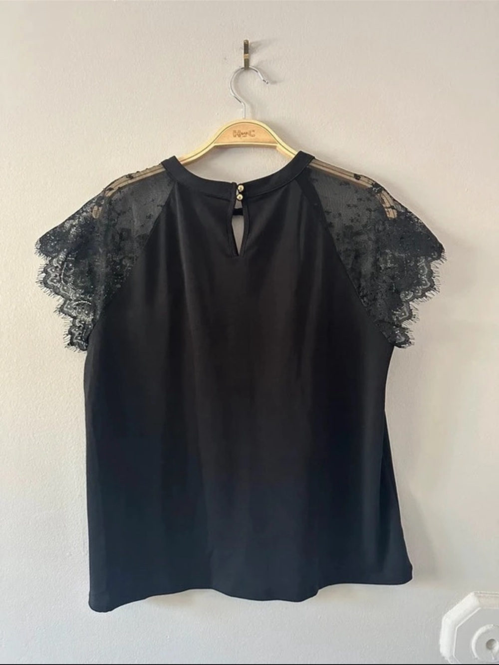 Worthington Petite Lace Sleeve Blouse Bundle – PL & PXL Black/Taupe - Picture 5 of 12